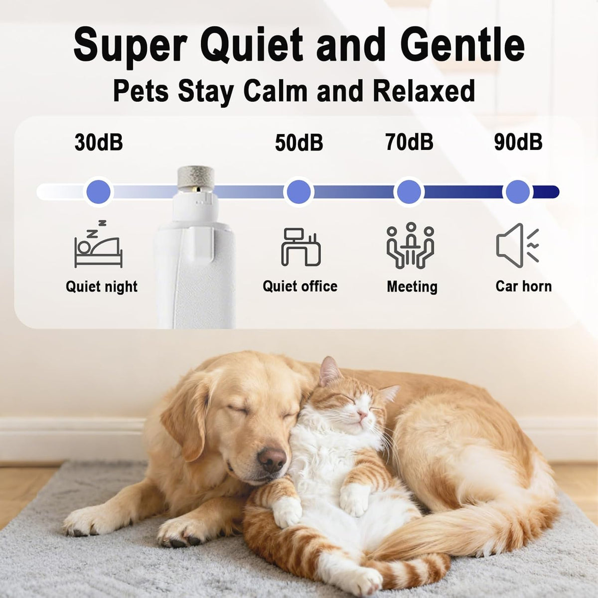2-in-1 LED Pet Nail Clipper & Grinder