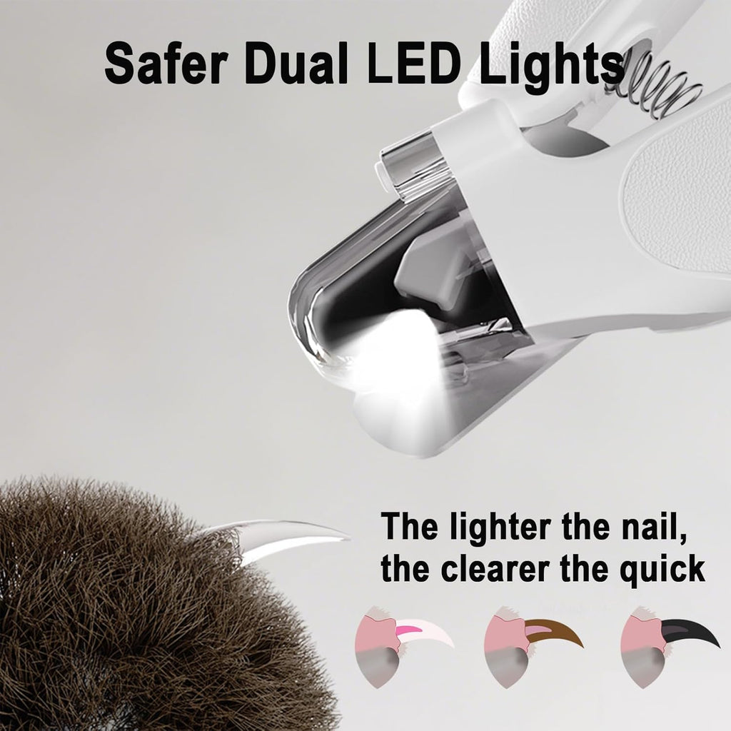 2-in-1 LED Pet Nail Clipper & Grinder